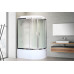 Душевая кабина Royal Bath RB 8120BK6-WC-CH 120х80 см, с матовыми стеклами, левосторонняя