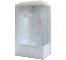 Душевая кабина Royal Bath RB 8100BP1-M 100х80 см, с матовыми стеклами, левосторонняя