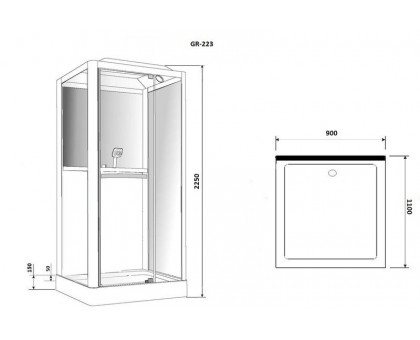 Душевая кабина Grossman GR-223