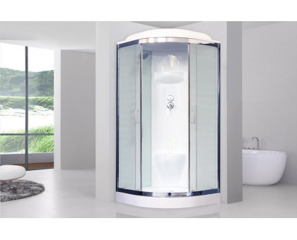 Душевая кабина Royal Bath RB 90HK6-WC-CH 90х90 см, с матовыми стеклами