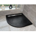 Душевой поддон WeltWasser WW TRR 100 STONE-BL 100х100 см черный с сифоном