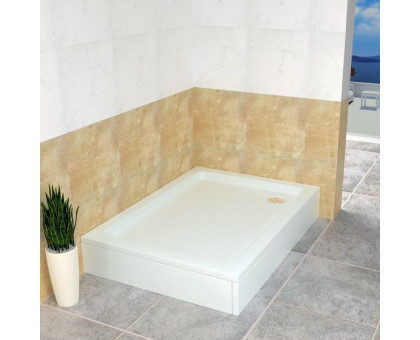 Душевой поддон RGW STYLE 80x100 см, прямоугольный, акриловый, белый