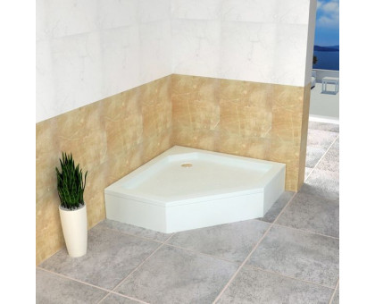 Душевой поддон RGW STYLE-TR 90x90 см, трапеция, акриловый, белый