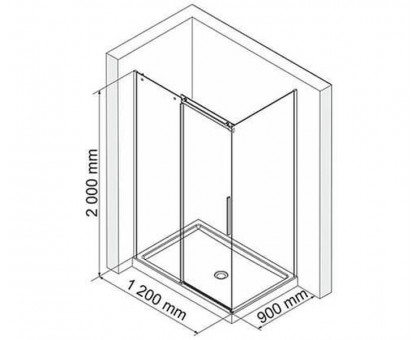 WasserKRAFT Dinkel 58R07 Душевой уголок