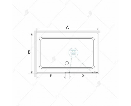 Душевой уголок RGW SV-42 (SV-12 + Z-05) 120x80, прозрачное стекло